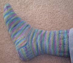 Sock on my foot