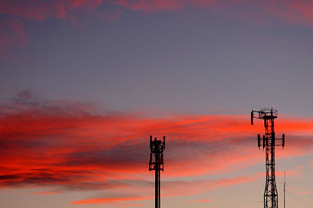 early morning antennas