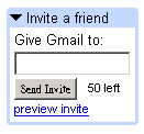 Give Gmail to: __________ 50 left